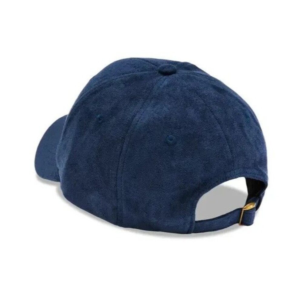 AQUA Women's Faux Suede Baseball Cap Navy Blue One Size - Picture 3 of 11